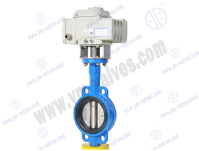 Electric wafer Butterfly Valve