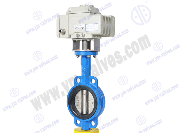 Electric wafer Butterfly Valve