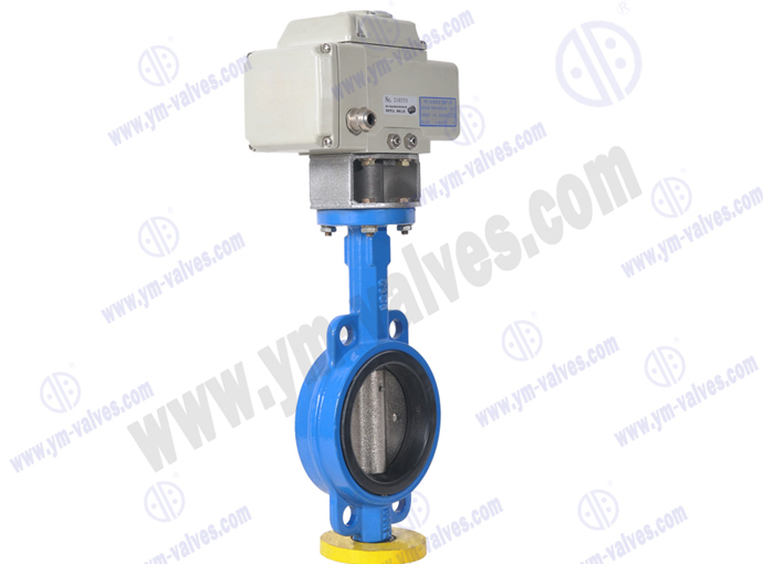 Electric wafer Butterfly Valve