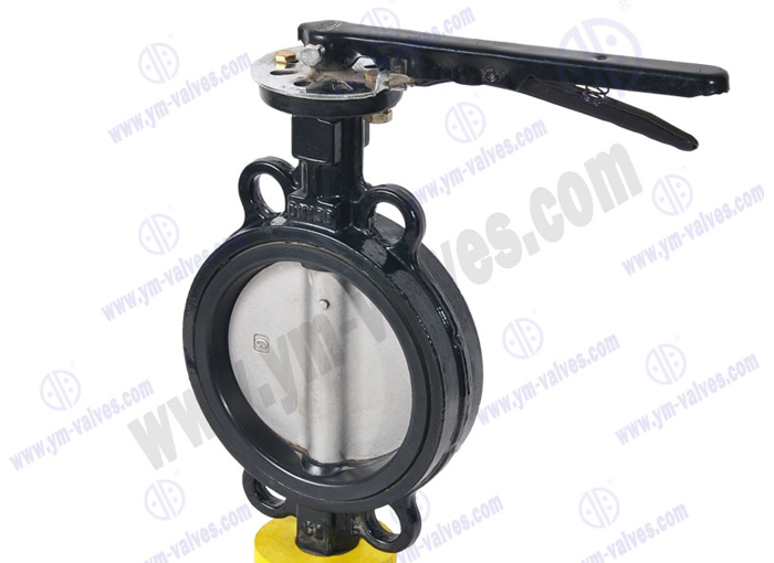 handle wafer Ductile Iron butterfly valve