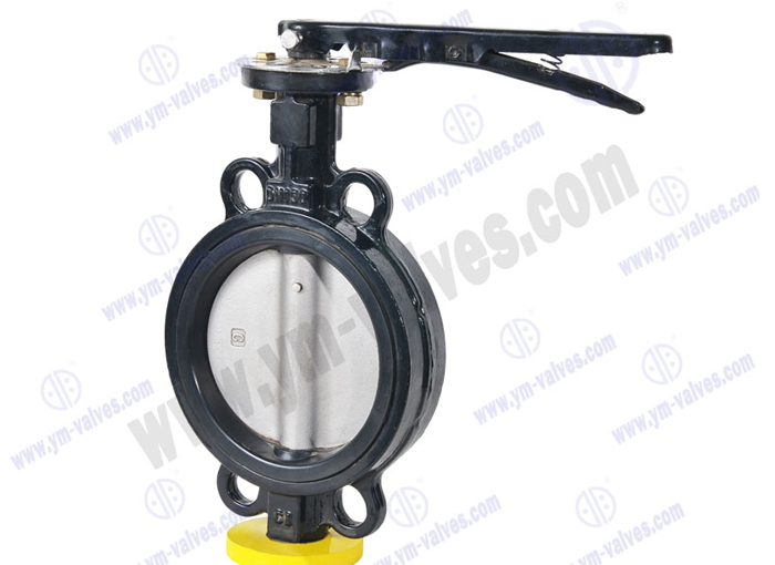 handle wafer Ductile Iron butterfly valve