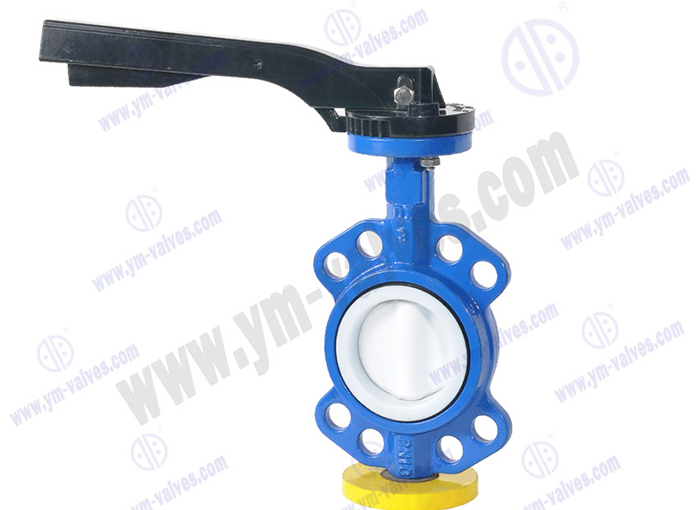 PTFE Wafer Butterfly Valve