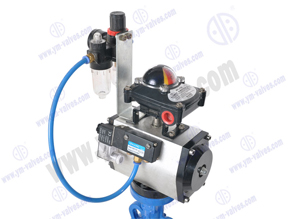 Wafer pneumatic butterfly valve