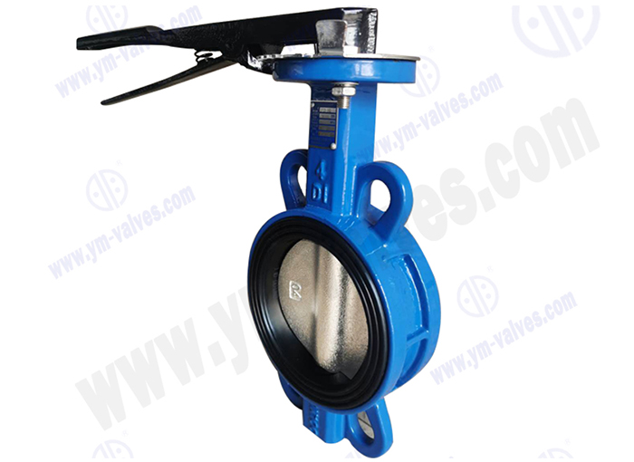 Wafer soft seal butterfly valve