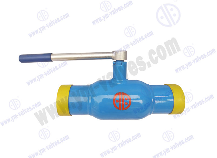 All welded ball valve handle drive