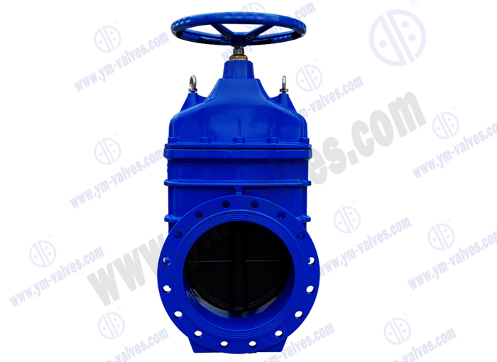 Big size ductile iron material flange gate valve