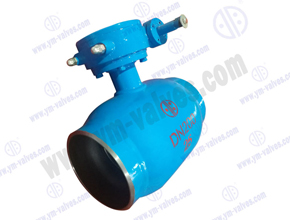 Full Welding worm gear Ball Valve