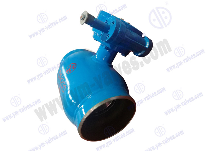 Full Welding worm gear Ball Valve